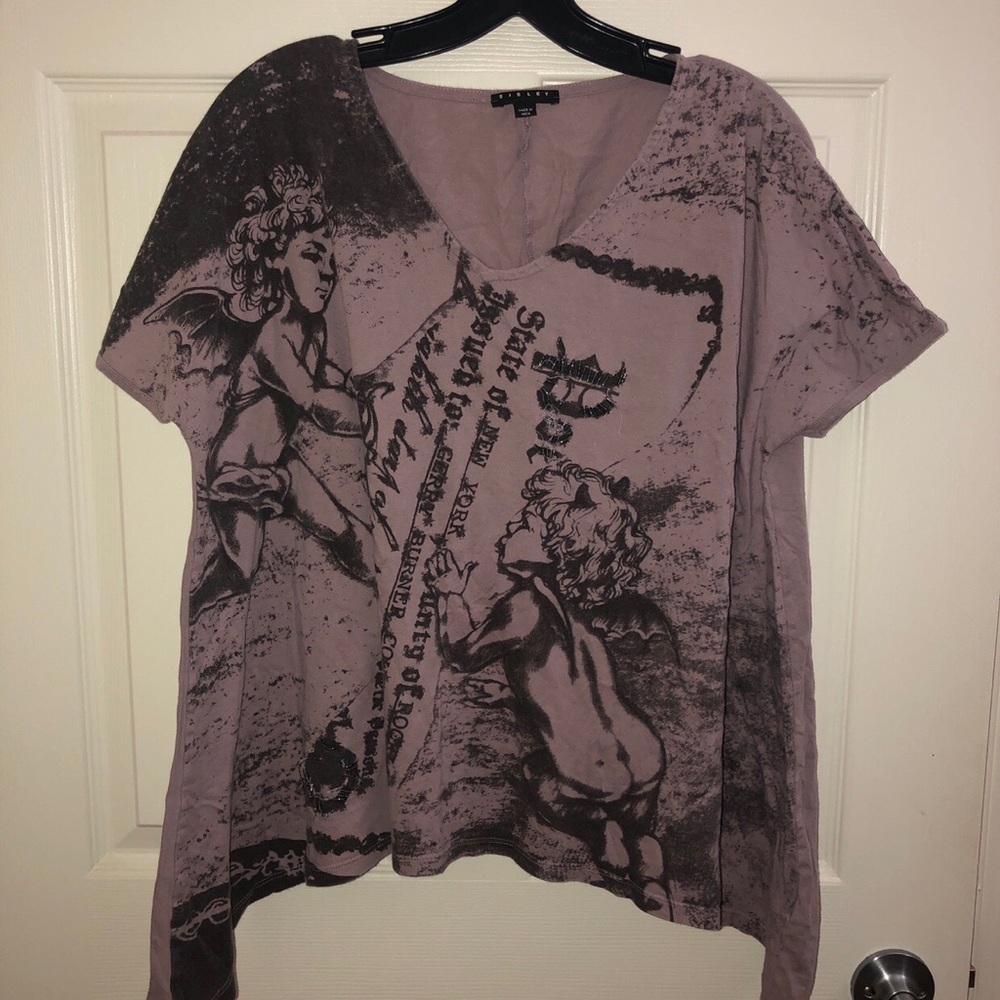SISLEY flowy purple tshirt!